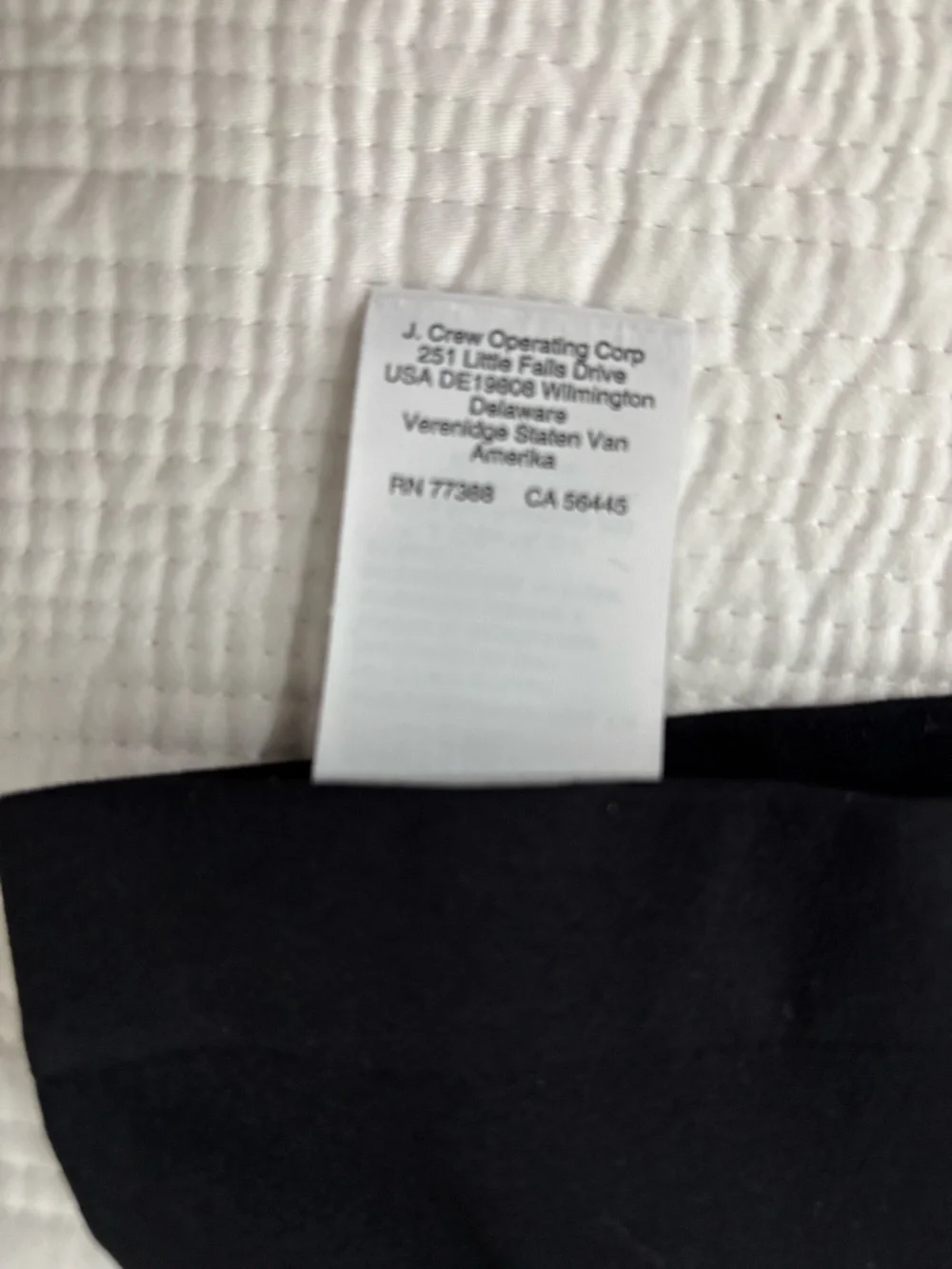 J. Crew Black V Neck Tank Top